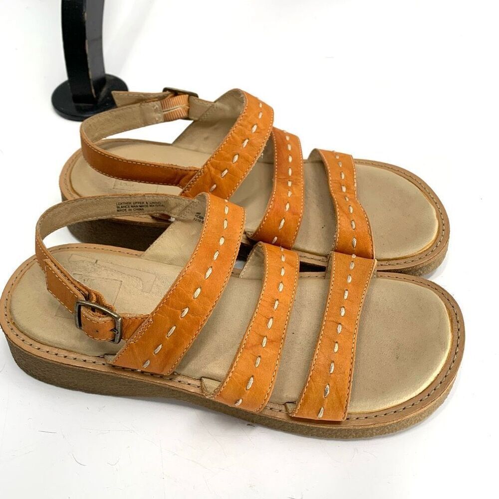 FRYE gladiator sandals flats hobart band sz 9 womens non slip sole